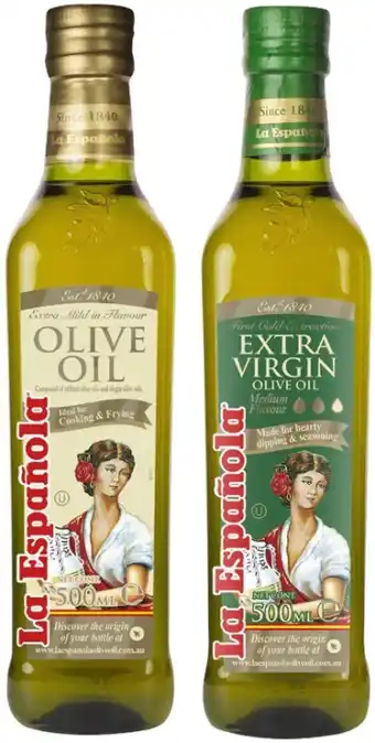 Coles La Española Olive Oil 500mL offer