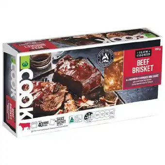 Woolworths Woolworths COOK Slow Cooked Beef Brisket 700g offer