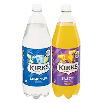Woolworths Kirks Soft Drink Varieties 1.25 Litre offer