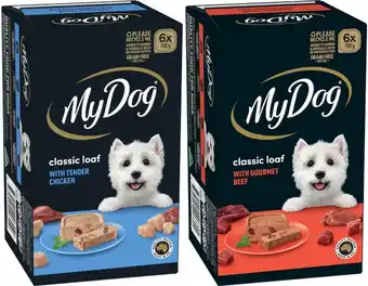 Coles My Dog Dog Food 6x100g offer