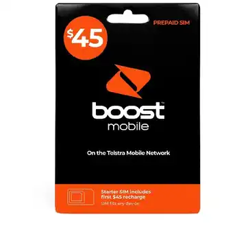 Coles Boost $45 SIM Pack offer