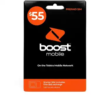 Coles Boost $55 SIM Pack offer