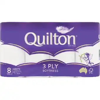 Quilton Toilet Tissue Pk 8