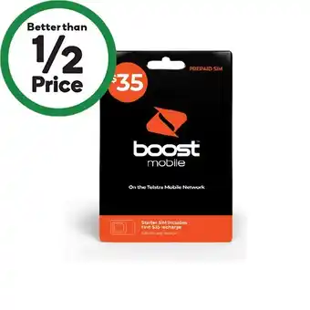 Woolworths Boost $35 Starter Pack offer