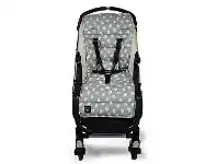 Baby Bunting Outlook Cotton Pram Liner Grey Birds offer