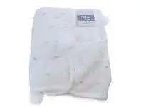 Baby Bunting Bubba Blue Confetti Knit Cot Blanket White offer