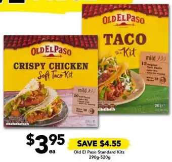 Drakes Old El Paso Standard Kits 290g-520g offer