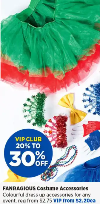 Spotlight FANRAGIOUS Costume Accessories offer