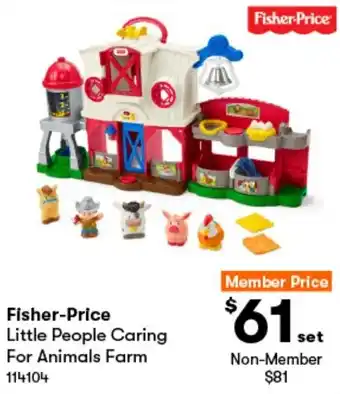 BIG W Fisher-Price Little People Caring For Animals Farm offer