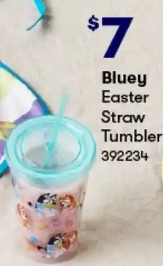 BIG W Bluey Easter Straw Tumbler offer
