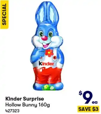Kinder Surprise Hollow Bunny 160g