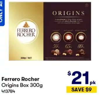 BIG W Ferrero Rocher Origins Box 300g offer