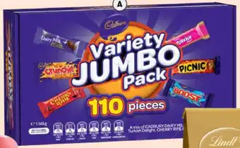 BIG W Cadbury Jumbo Box 1.56kg offer