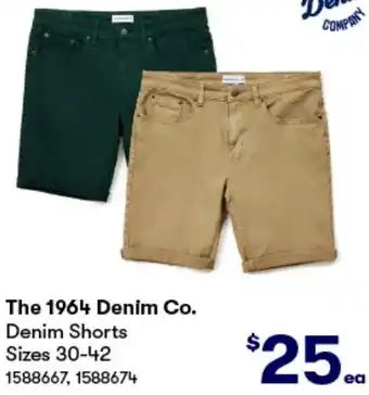 BIG W The 1964 Denim Co. Denim Shorts Sizes 30-42 offer