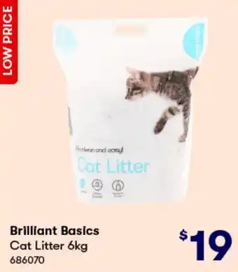 BIG W Brilliant Basics Cat Litter 6kg offer