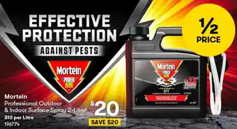 BIG W Mortein Professional Outdoor & Indoor Surface Spray 2-Litre offer