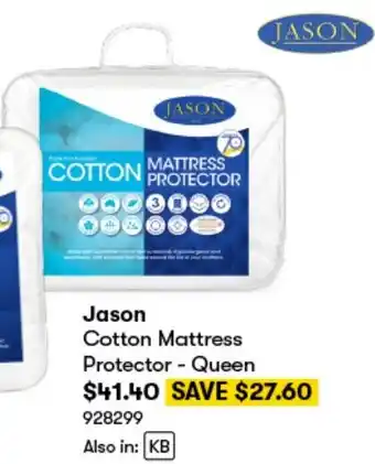 Jason Cotton Mattress Protector - Queen