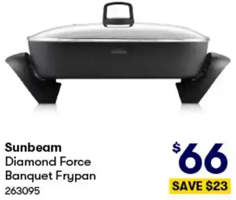 BIG W Sunbeam Diamond Force Banquet Frypan offer