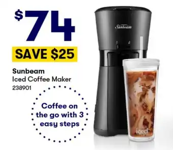 BIG W Sunbeam Iced Coffee Maker offer