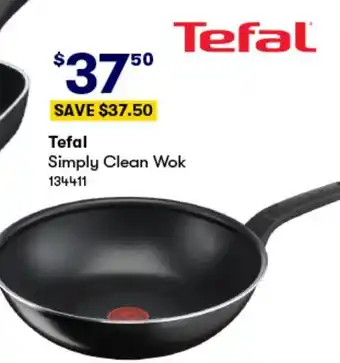 BIG W Tefal Simply Clean Wok offer