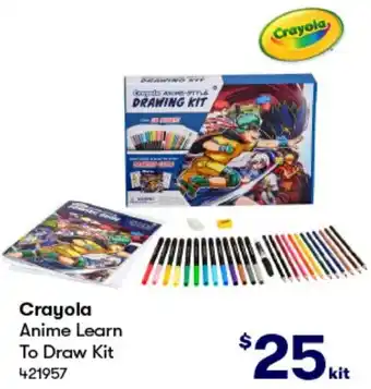 BIG W Crayola Anime Learn To Draw Kit offer