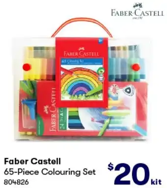 BIG W Faber Castell 65-Piece Colouring Set offer