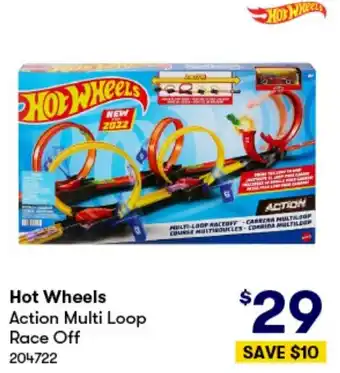 BIG W Hot Wheels Action Multi Loop Race Off offer