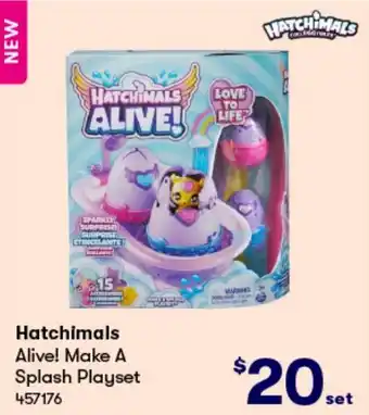 BIG W Hatchimals Alive! Make A Splash Playset offer