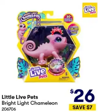BIG W Little Live Pets Bright Light Chameleon offer