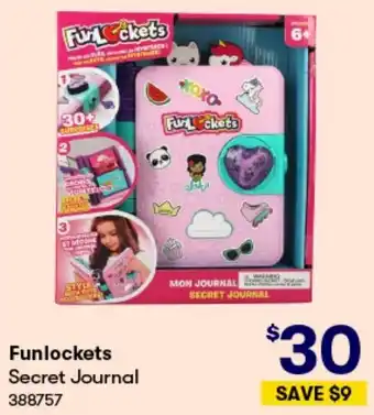 BIG W Funlockets Secret Journal offer