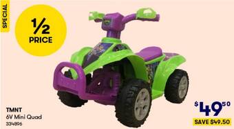 Big w 6v online quad bike