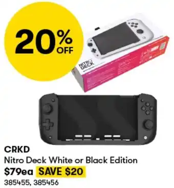 BIG W CRKD Nitro Deck White or Black Edition offer
