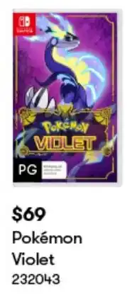 BIG W Pokémon Violet offer