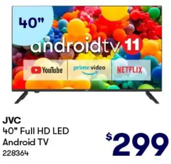 BIG W JVC 40" Full HD LED Android TV offer