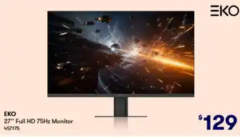 BIG W EKO 27" Full HD 75Hz Monitor offer