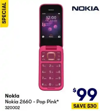BIG W Nokia 2660 - Pop Pink offer