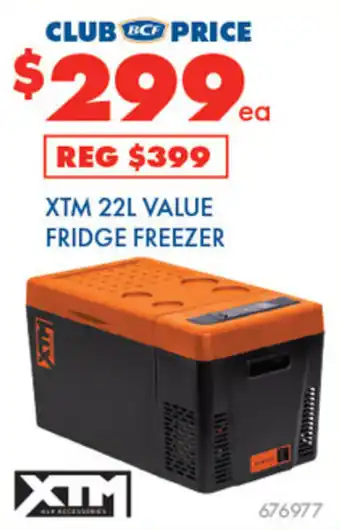 BCF XTM 22L VALUE FRIDGE FREEZER offer