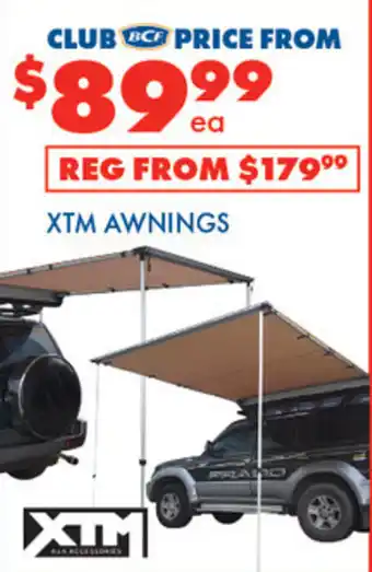 BCF XTM AWNINGS offer