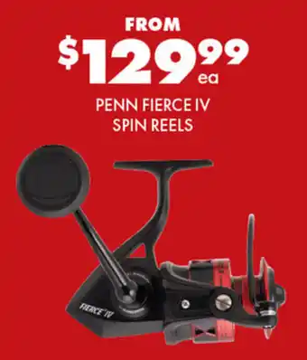 BCF PENN FIERCE IV SPIN REELS offer