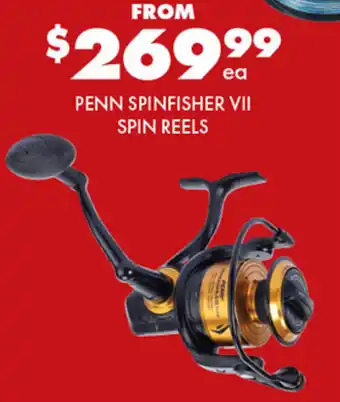 BCF PENN SPINFISHER VII SPIN REELS offer