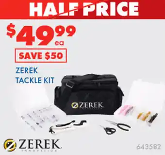 BCF ZEREK TACKLE KIT offer