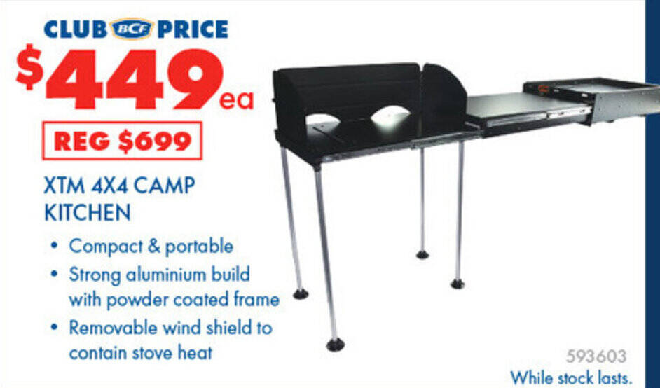 XTM 4X4 CAMP KITCHEN offer at BCF