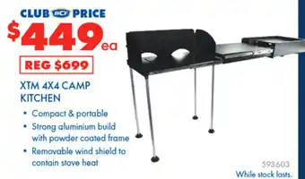 BCF XTM 4X4 CAMP KITCHEN offer