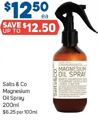 Foodland Salts & Co Magnesium Oil Spray 200ml offer