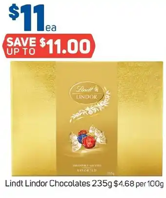 Foodland Lindt Lindor Chocolates 235g offer