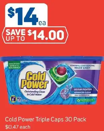 Foodland Cold Power Triple Caps 30 Pack offer