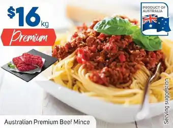 Foodland Australian Premium Beef Mince per kg offer
