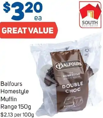 Foodland Balfours Homestyle Muffin Range 150g offer