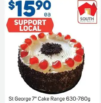 Foodland St George 7" Cake Range 630-780g offer