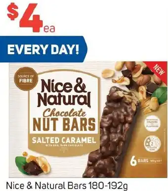 Foodland Nice & Natural Bars 180-192g offer